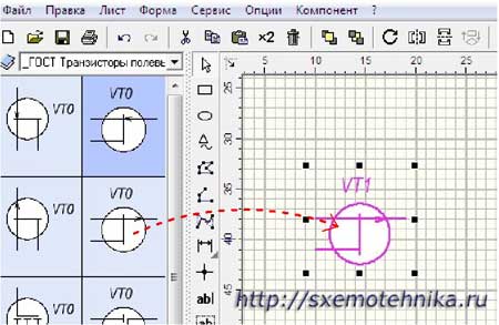 Черчение электрических схем в sPlan