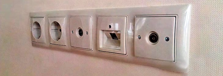Розетки в кабинете