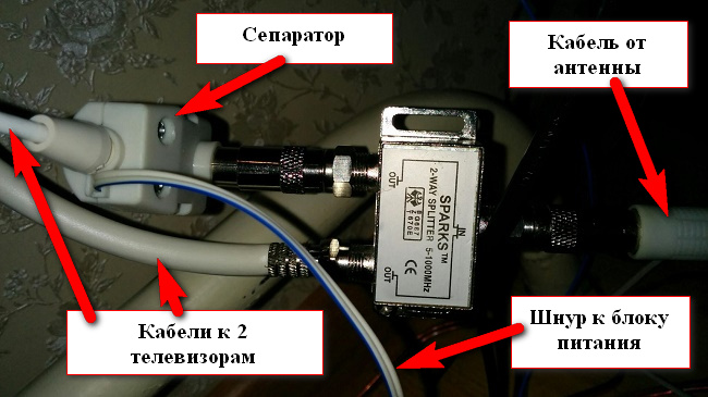 Как подключить несколько телевизоров к одной эфирной антенне